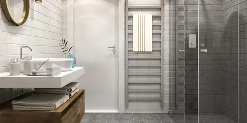 Beautiful new bathroom flooring