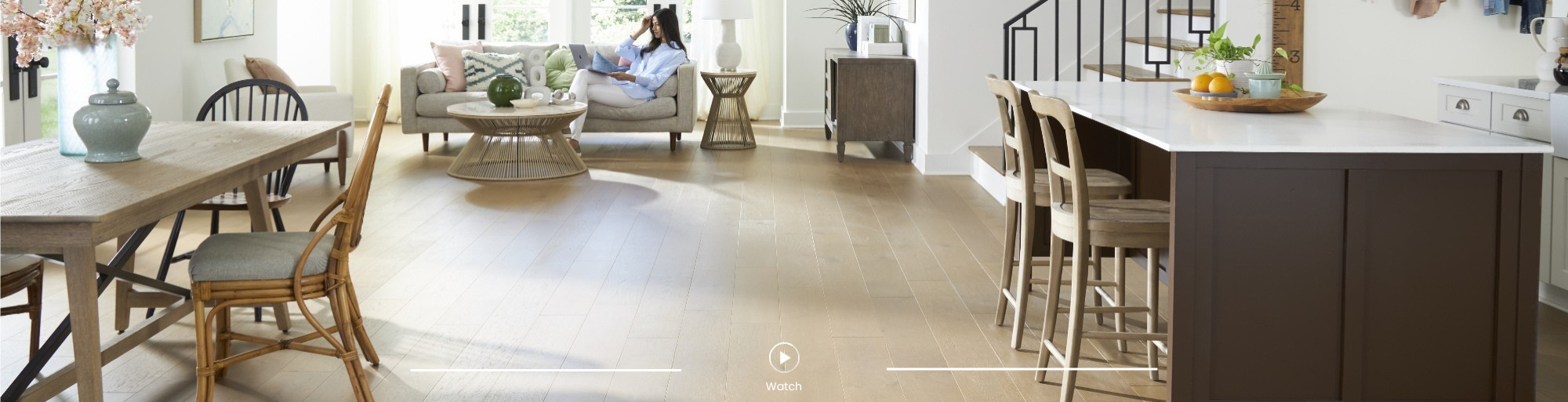 Karastan BelleLuxe home flooring in a stylish home