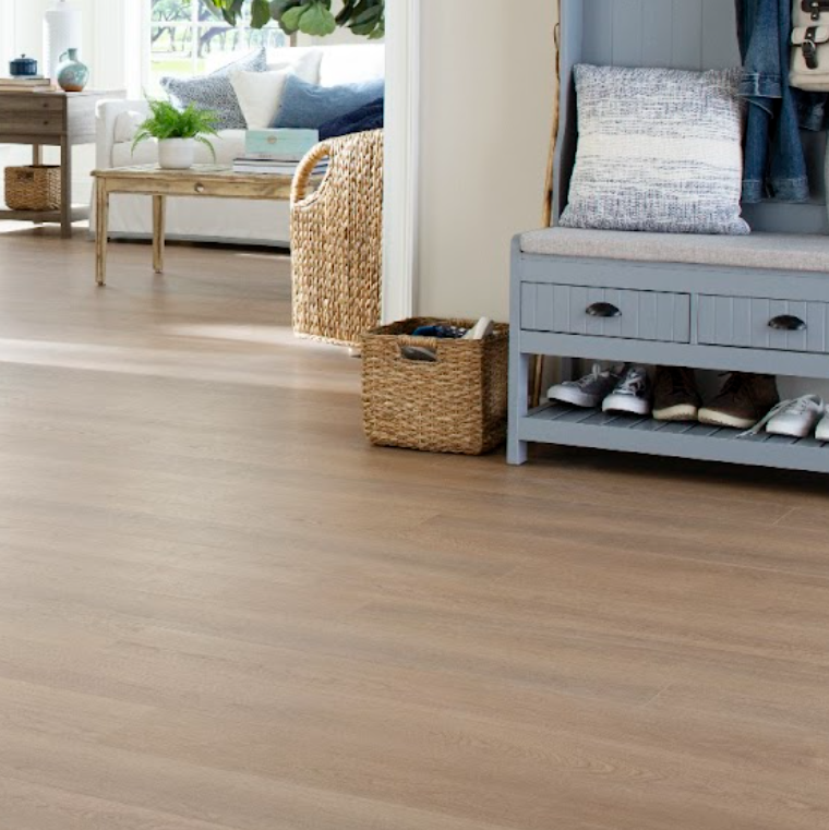 Timeless SolidTech R flooring in an open and modern hallway