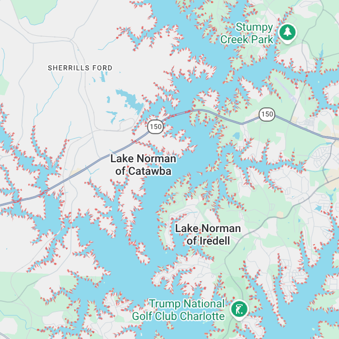 lake Norman map